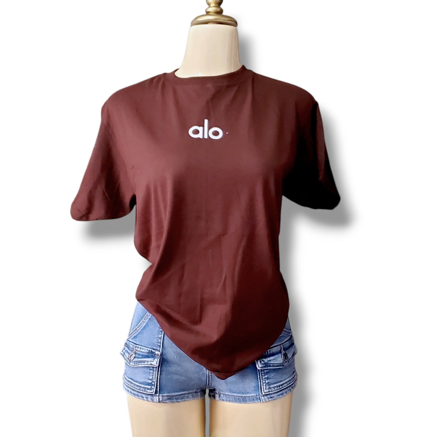 Playera con estampado tipo "Alo" – Talla oversize disponible