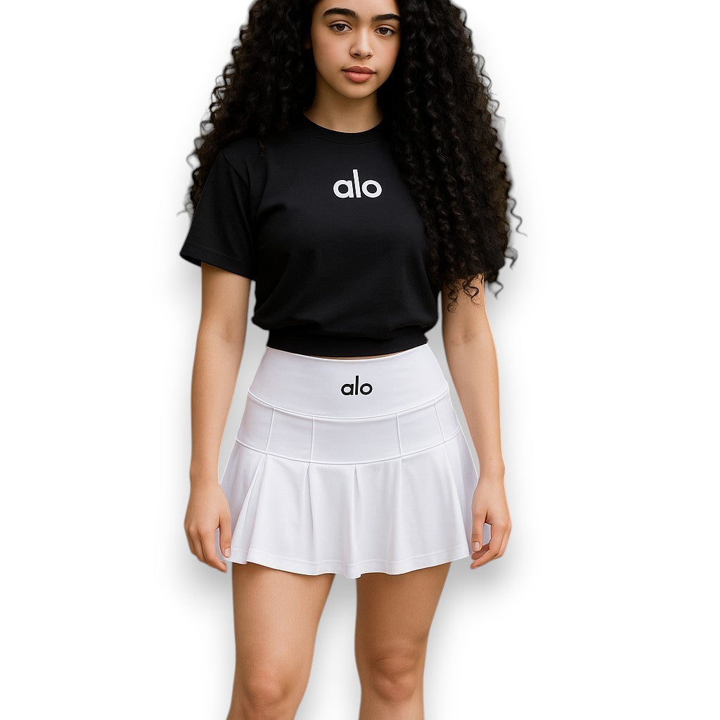 Falda deportiva plisada con short incluido (imitación Alo)