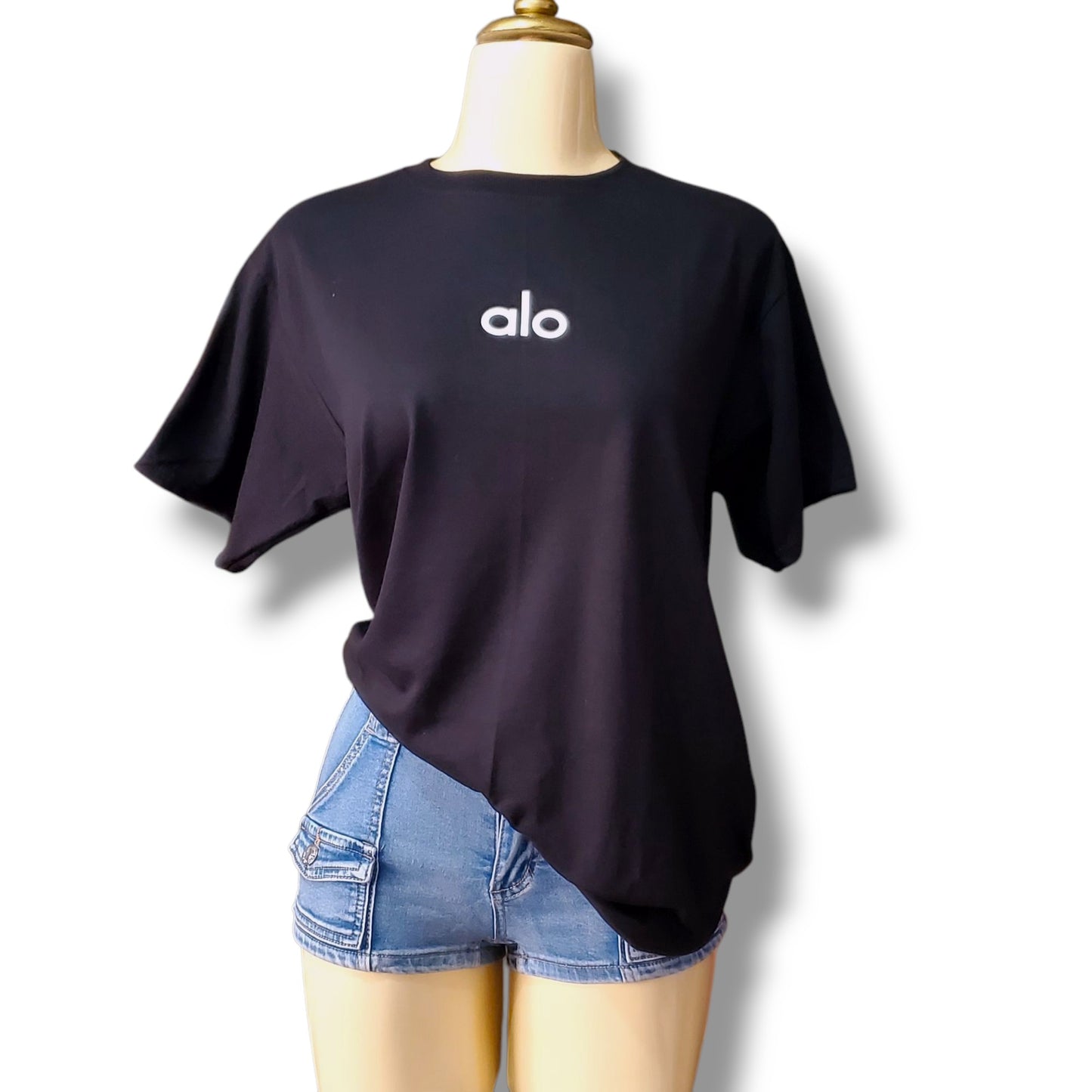 Playera con estampado tipo "Alo" – Talla oversize disponible