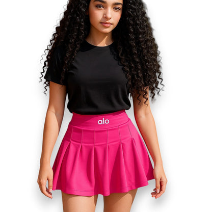 Falda deportiva plisada con short incluido (imitación Alo)