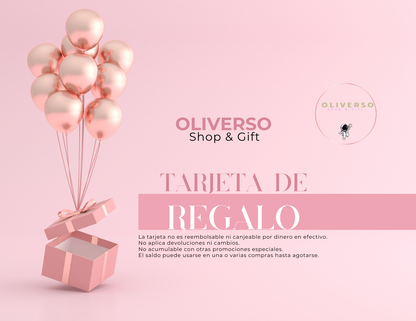 Tarjeta de Regalo Oliverso / Tema Rosa