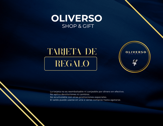 Tarjeta de regalo Oliverso / Tema Azul